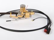 Reed 2A series tonearm, Gold Matte edition, with C37 Finewire Eichmann Bullet plugs wiring